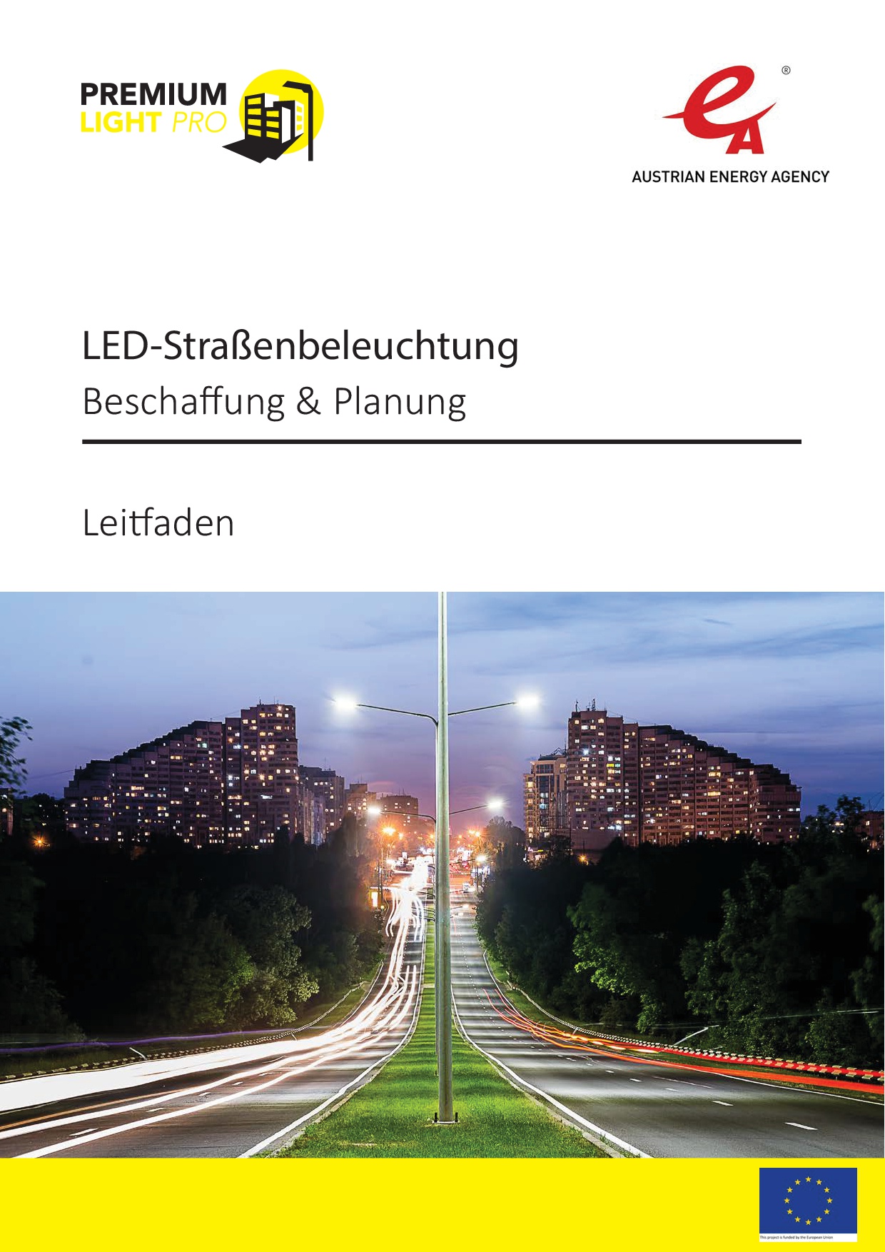 Vorschau auf die Broschüre LED-Straßenbeleuchtung Beschaffung &amp; Planung