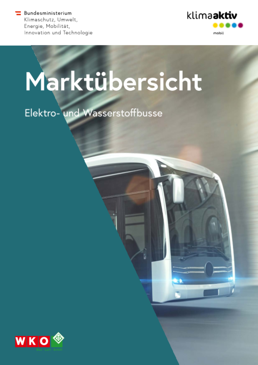 Vorschau klimaaktiv Marktübersicht Elektro- und Wasserstoffbusse